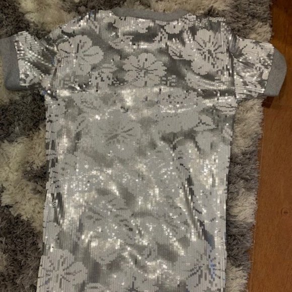 Michael Kors  Coral bay Sequin Dress, Pearl Heathe - Picture 5 of 6